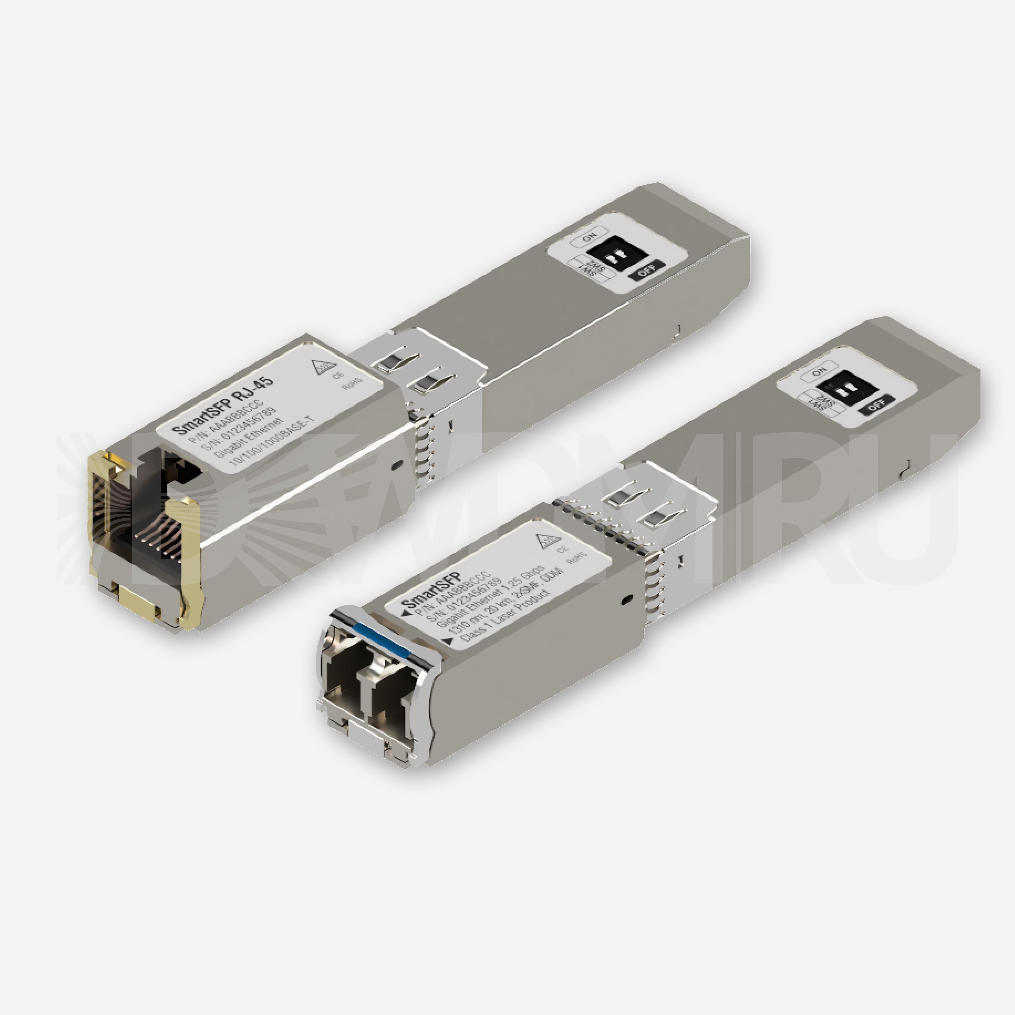 Интеллектуальный (Smart) SFP модуль, Gigabit Ethernet, 1310 нм, 20 км, 2xLC, DDM (M720-SA-FP1)